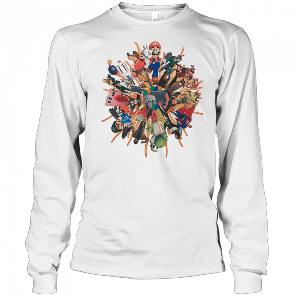 N64 RIP retro shirt Long Sleeved