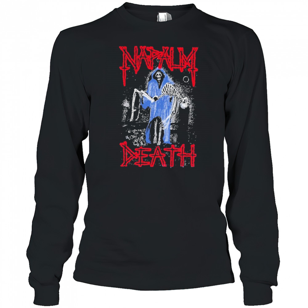 Napalm Death Scum Reaper T-shirt Long Sleeved