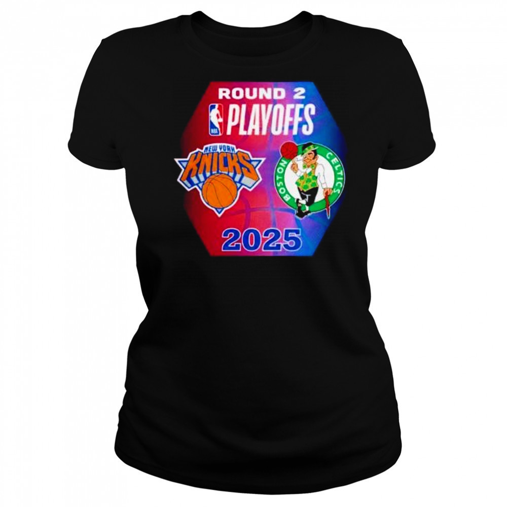 NBA Playoffs round 2 New York Knicks vs Boston Celtics 2025 shirt Women's T-shirt