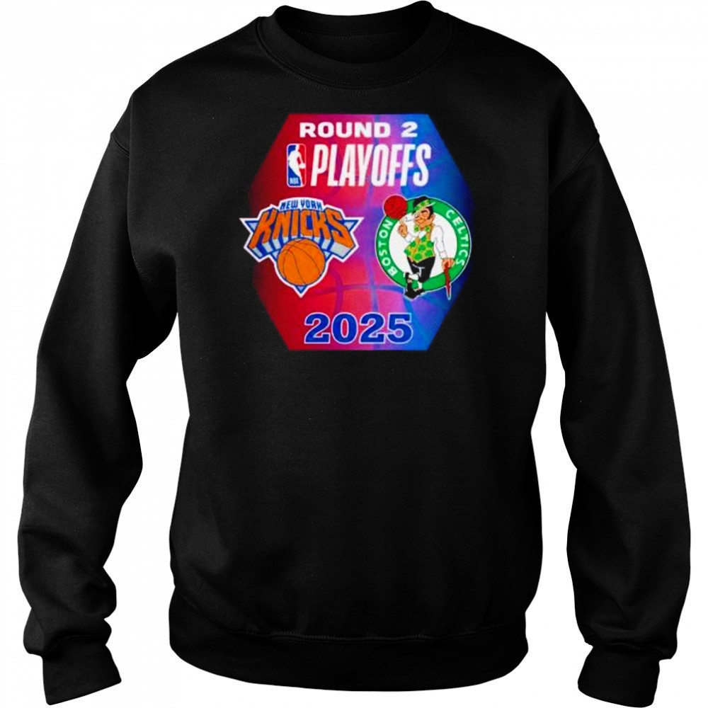 NBA Playoffs round 2 New York Knicks vs Boston Celtics 2025 shirt Hoodie
