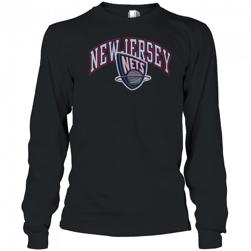 New Jersey Nets Logo T-Shirt Long Sleeved