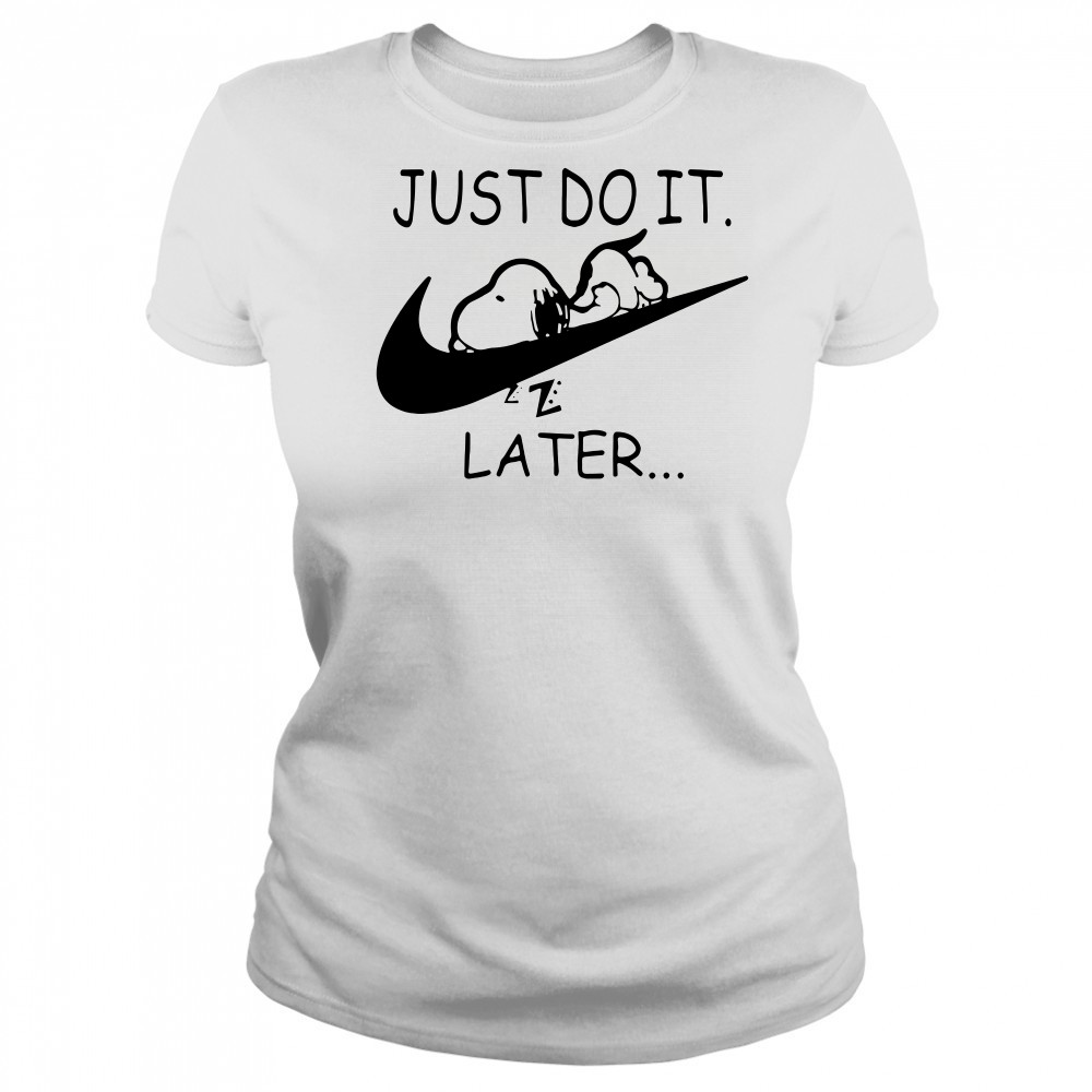 Nike Snoopy Just Do It Later Women's T-shirt