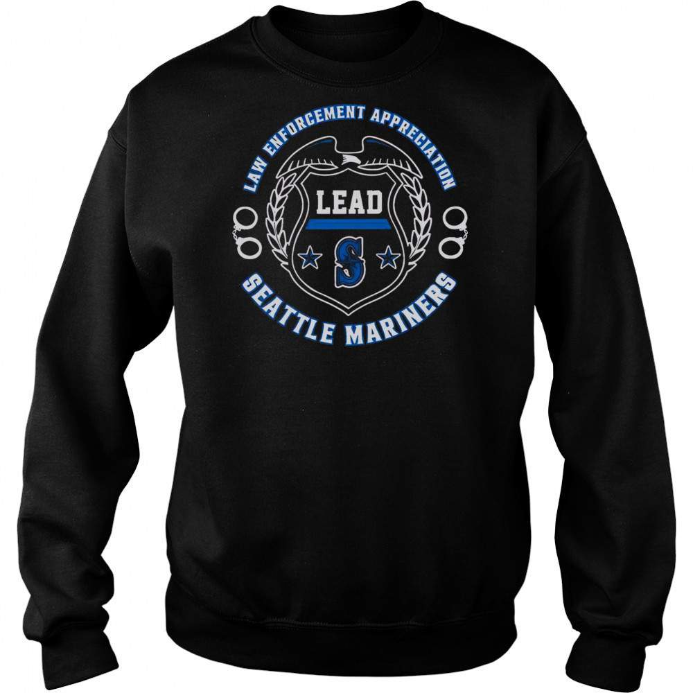 Official Seattle Mariners Law Enforcement Appreciation Day 2025 T-Shirt Hoodie