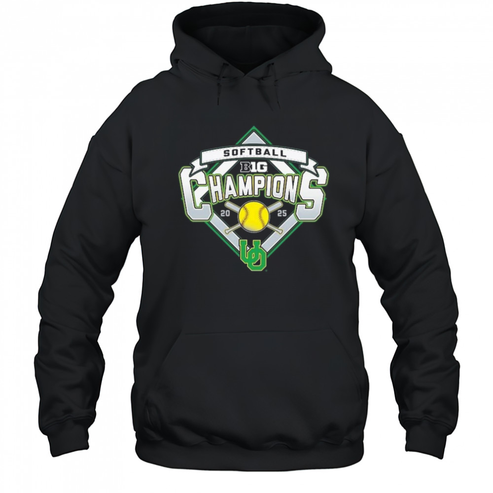 Oregon Ducks 2025 Big Ten Softball Regular Season Champions Shirt Hoodie