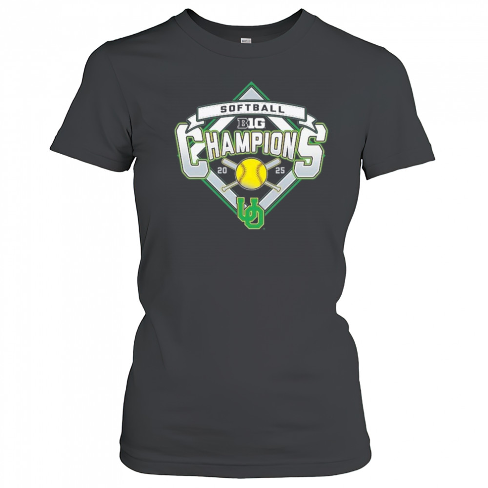 Oregon Ducks 2025 Big Ten Softball Regular Season Champions Shirt Women's T-shirt