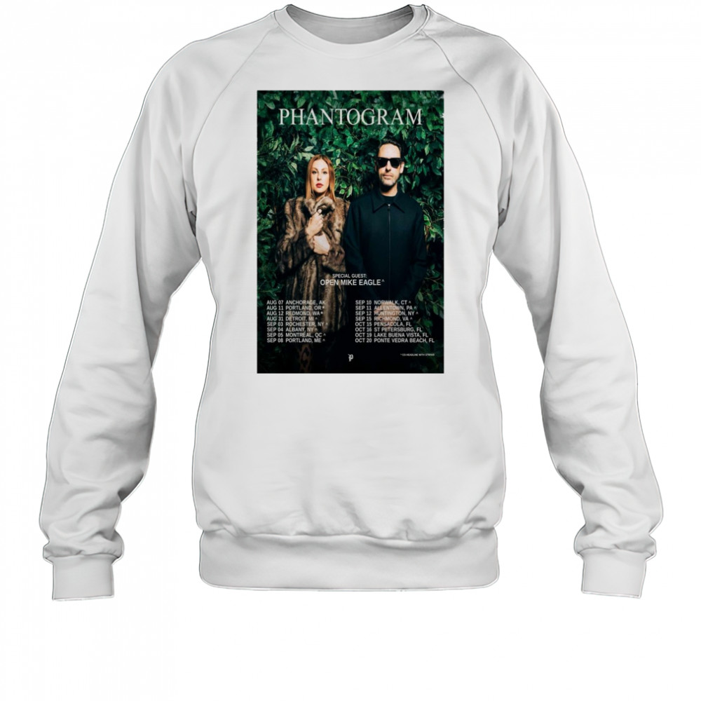 Phantogram Special Guest Open Mike Eagle Tour August September October 2025 t-shirt Sweatshirt
