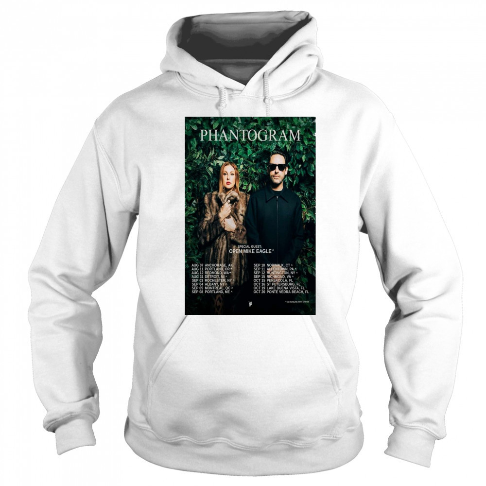 Phantogram Special Guest Open Mike Eagle Tour August September October 2025 t-shirt Sweatshirt