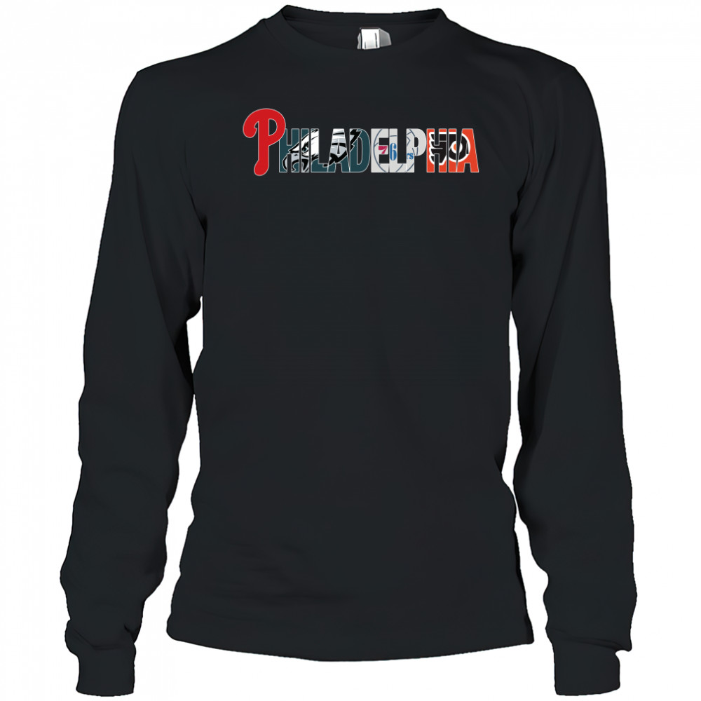 Philadelphia Sports Philadelphia Phillies Eagles Long Sleeved