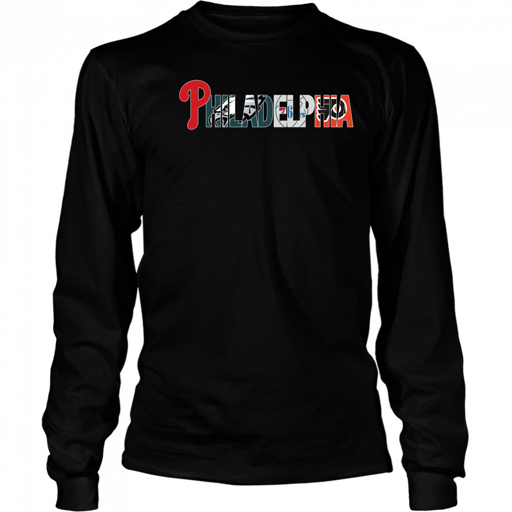 Philadelphia Sports Philadelphia Phillies Eagles Long Sleeved