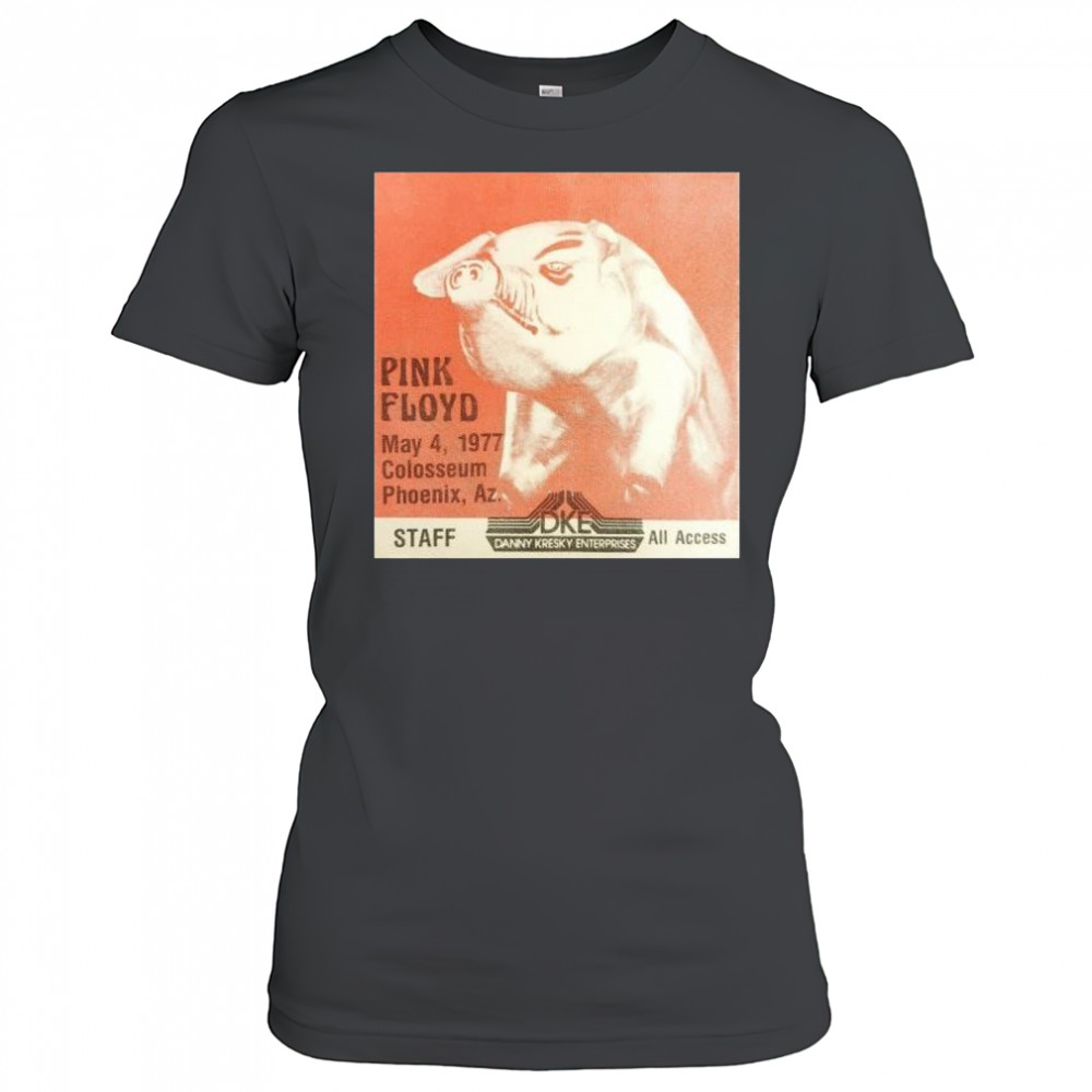 Pink Floyd May 4 1977 Colosseum Phoenix Az DKE Danny Kresky Enterprises t-shirt Women's T-shirt