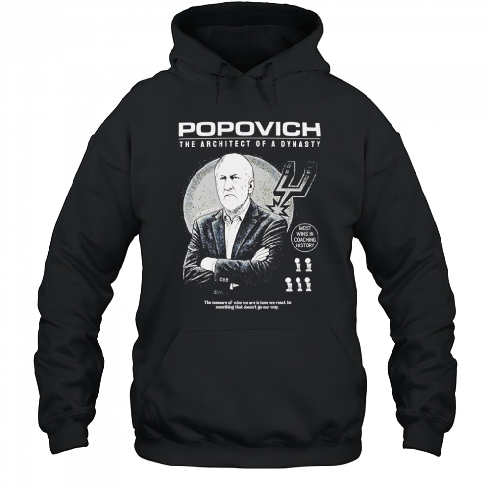 Popovich Architect of a Dynasty shirt Hoodie