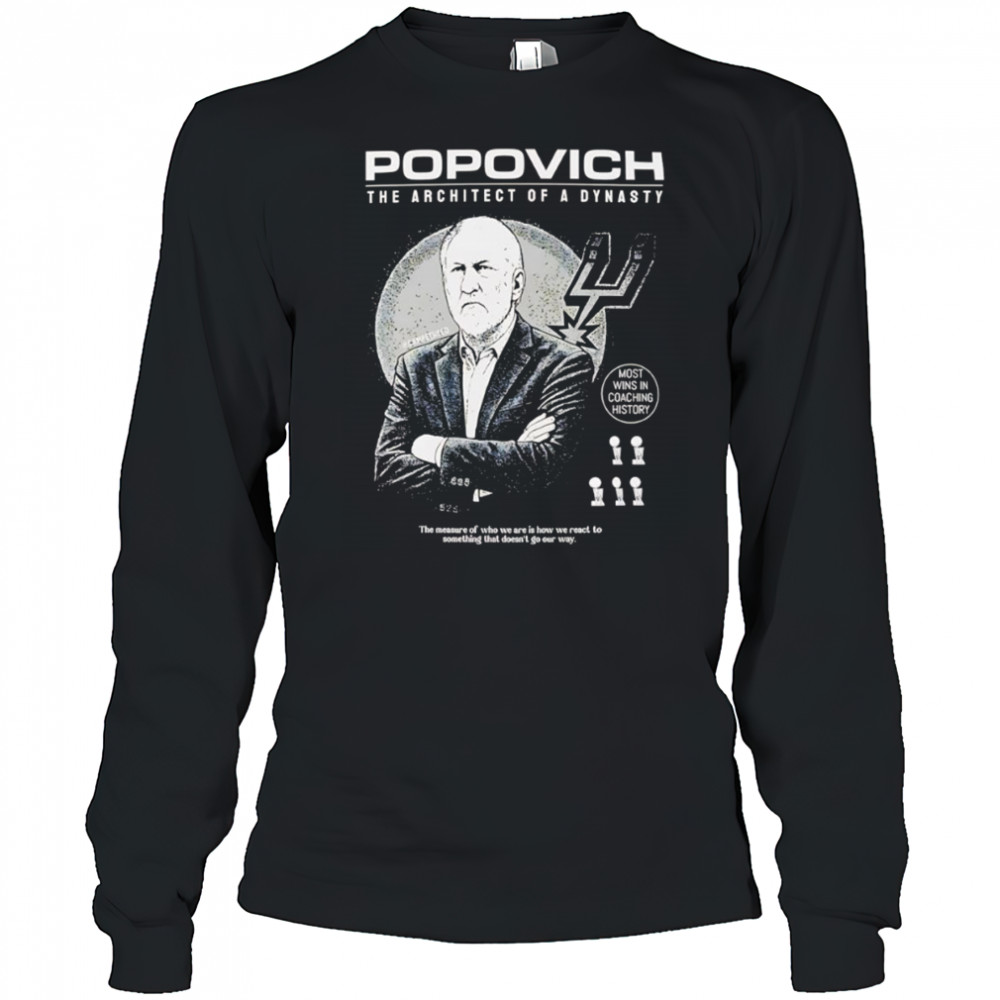 Popovich Architect of a Dynasty shirt Long Sleeved