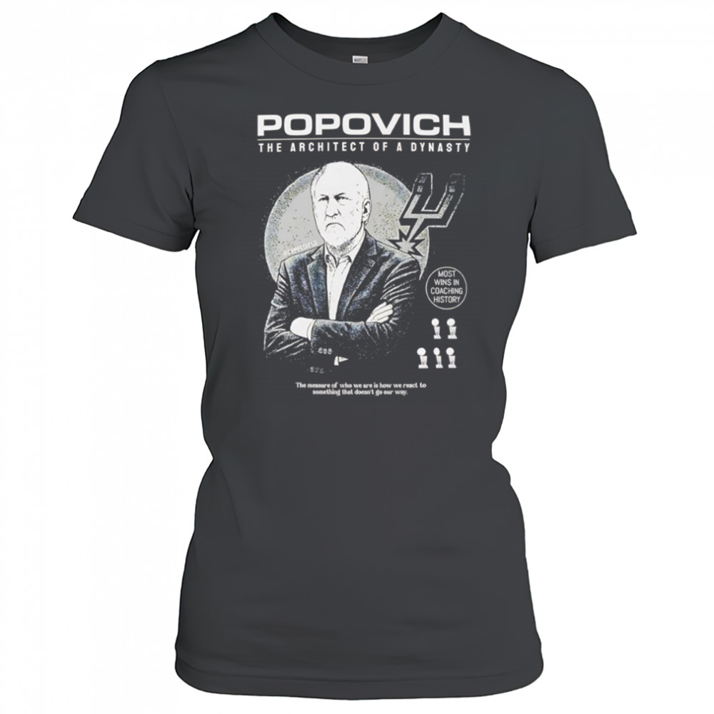 Popovich Architect of a Dynasty shirt Women's T-shirt