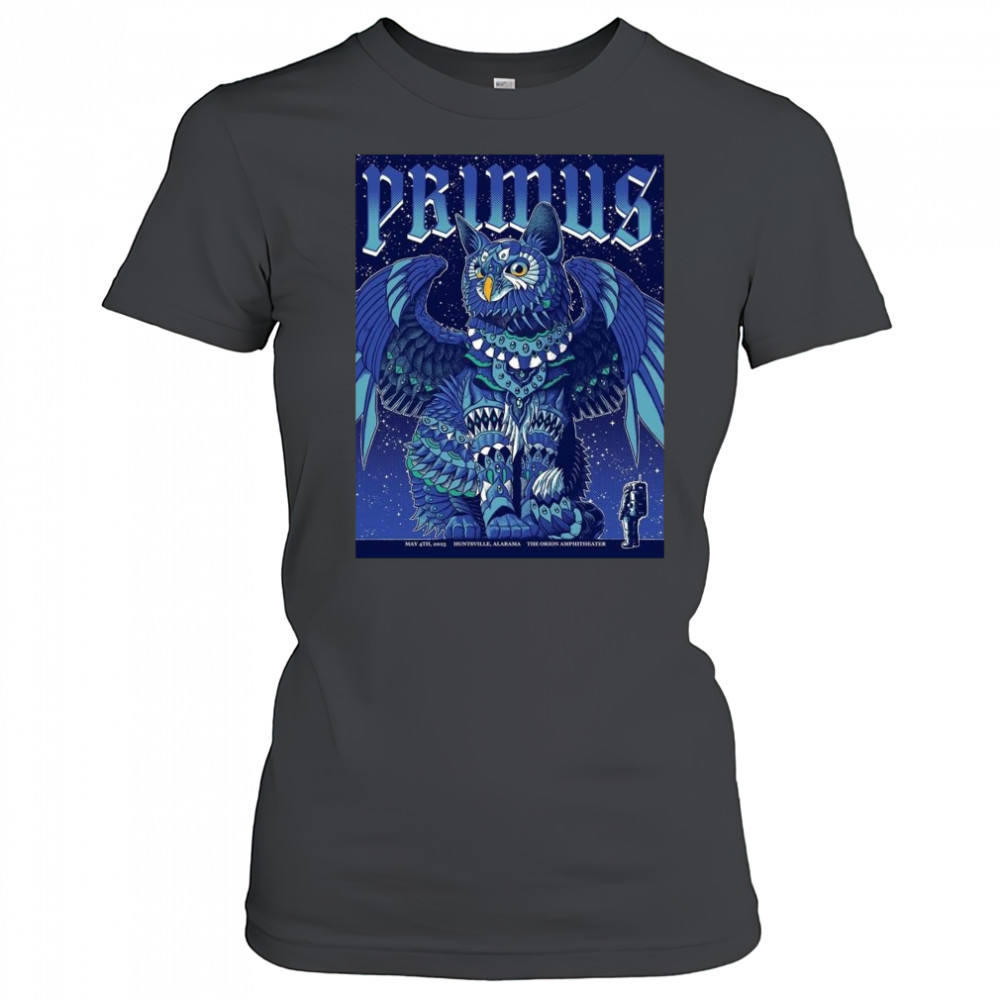Primus Sessanta Huntsville Alabama 2025 Concert Poster At The Orion Amphitheater On May 4 2025 The Owl Sphinx Shirt Women's T-shirt