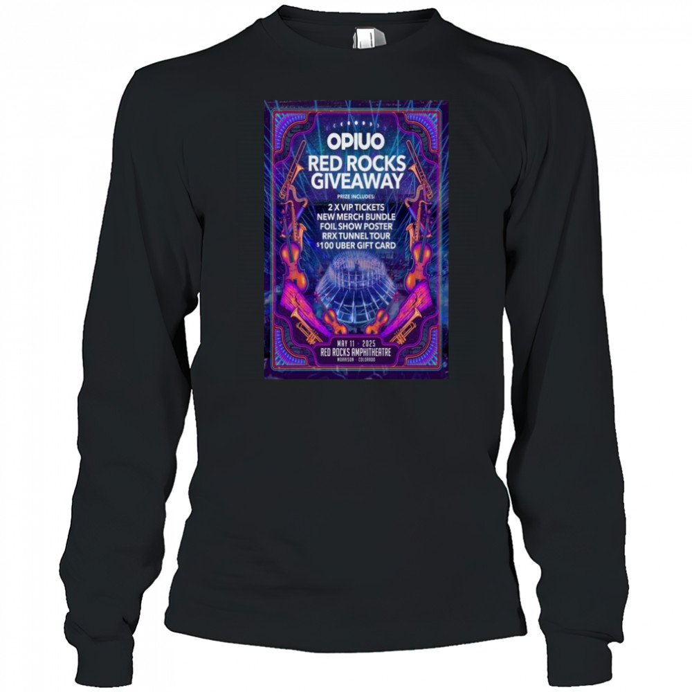 Red Rocks Amphitheatre At May 11 2025 Shirt Long Sleeved