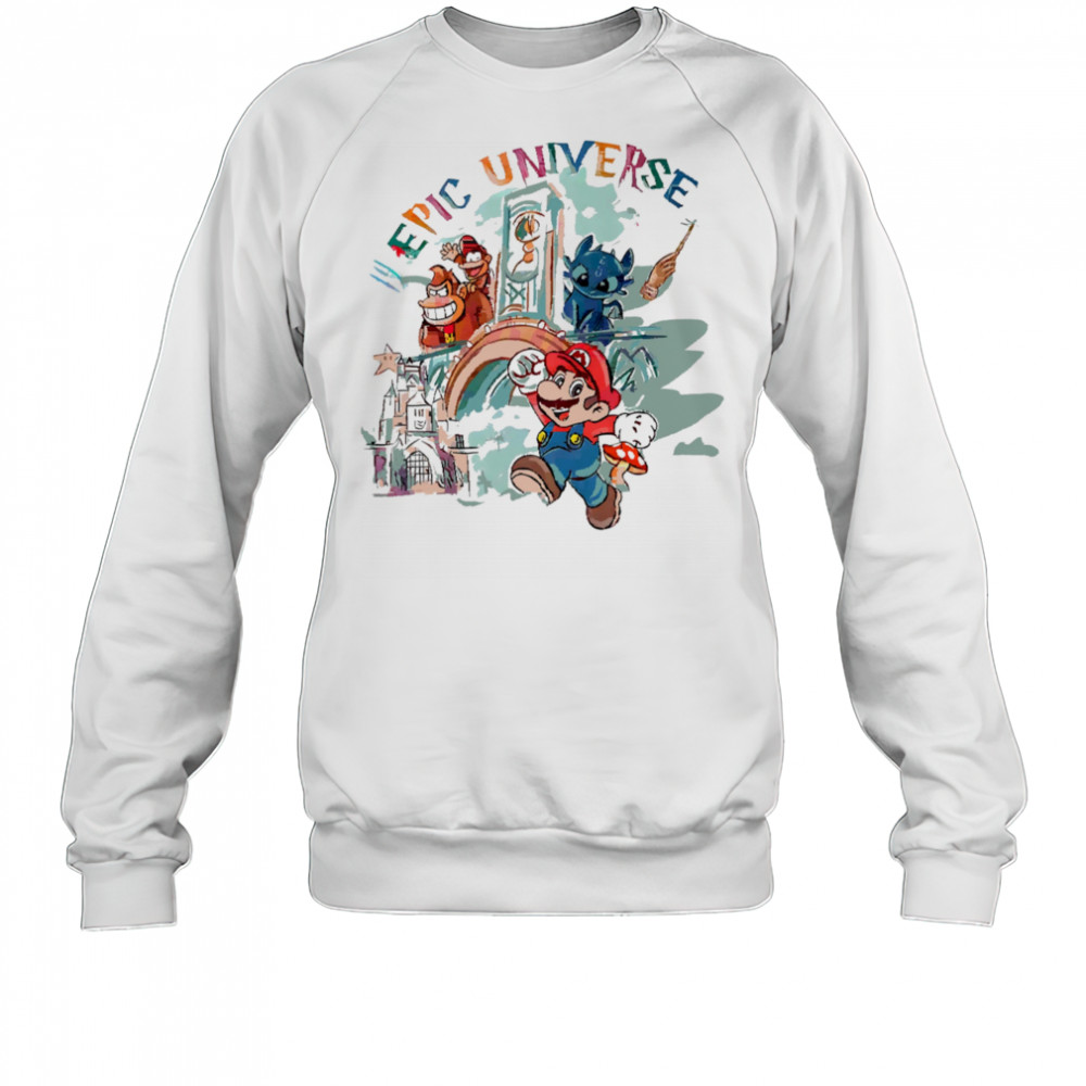 Retro Epic Universe Family Super Mario shirt Sweatshirt