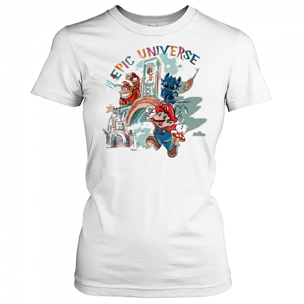 Retro Epic Universe Family Super Mario shirt Women's T-shirt