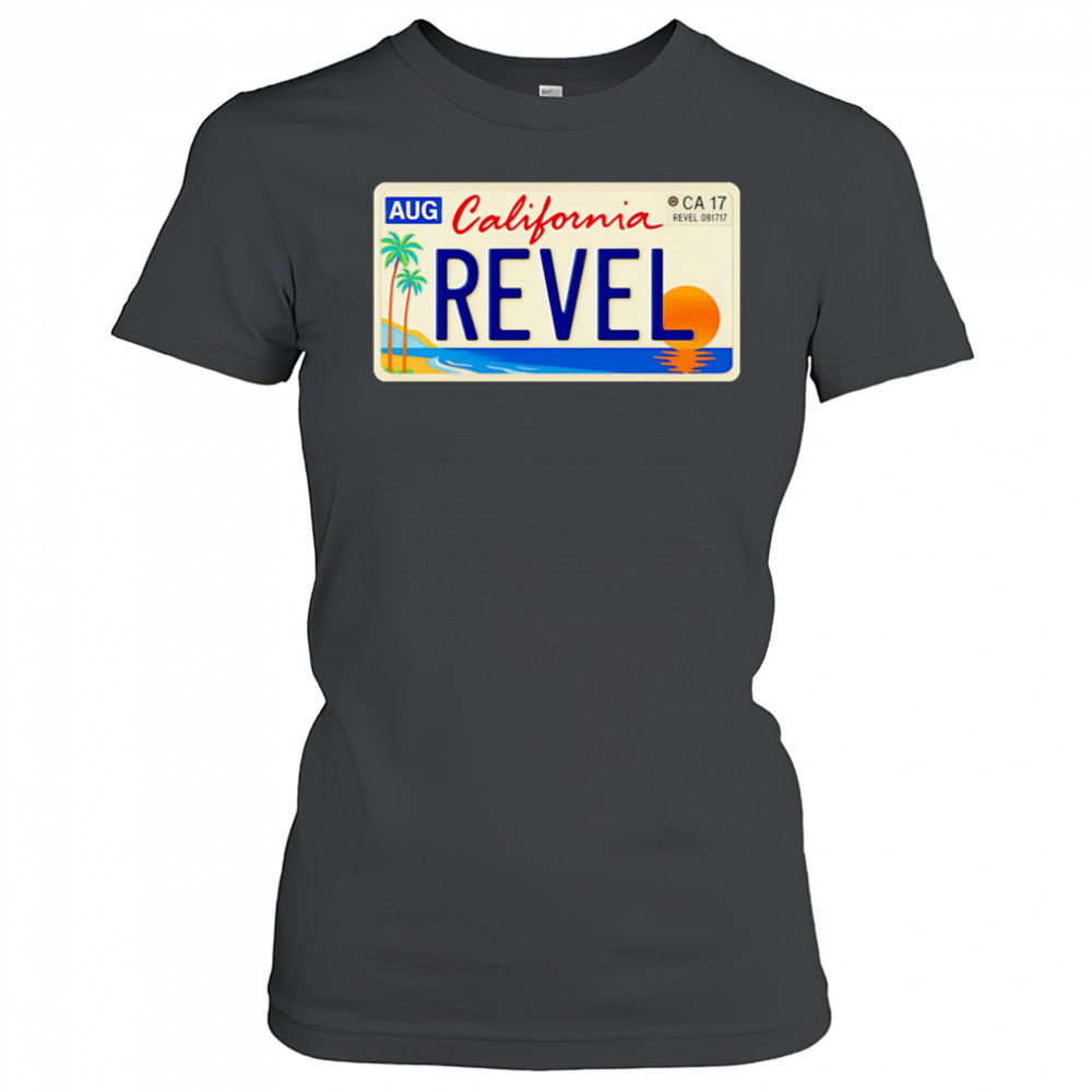 Revel California car plate oversized shirt Women's T-shirt
