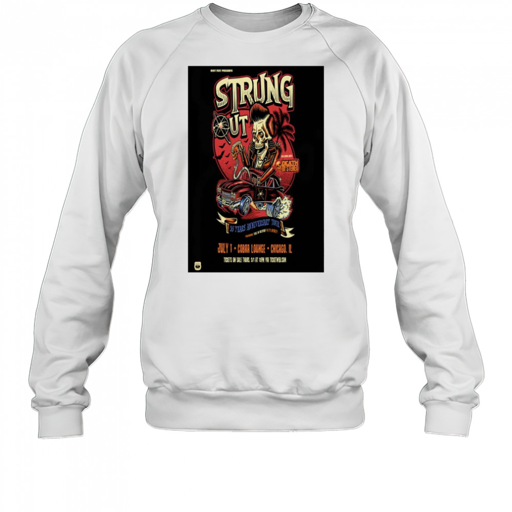 Riot Fest Presents Strung Out Cobra Lounge Chicago IL July 1 2025 Tour t-shirt Sweatshirt