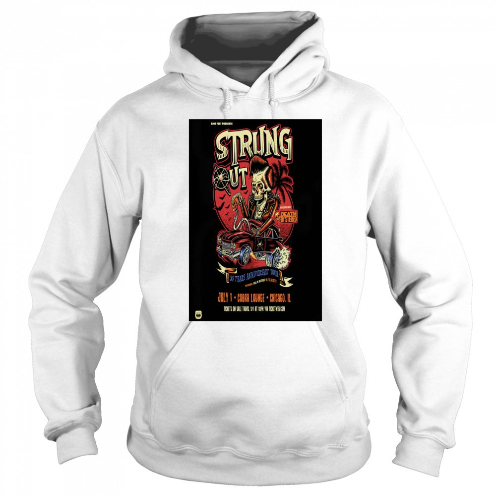 Riot Fest Presents Strung Out Cobra Lounge Chicago IL July 1 2025 Tour t-shirt Sweatshirt