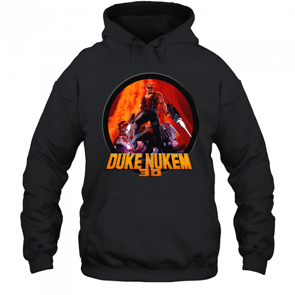 Round Game Art Duke Nukem Hoodie