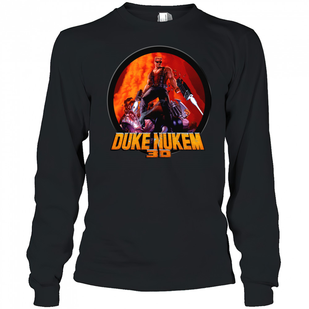 Round Game Art Duke Nukem Long Sleeved