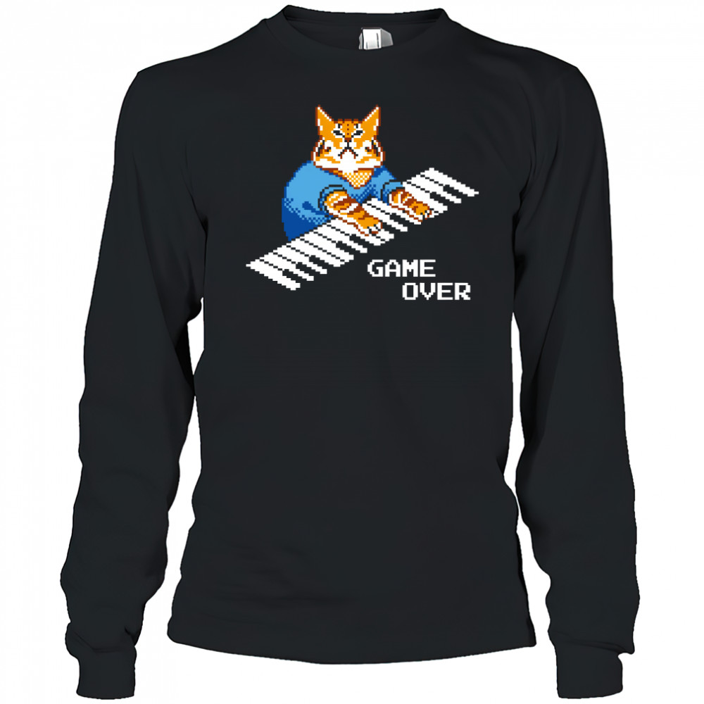 Roy It Crowd Game Over Cat Keyboard Long Sleeved