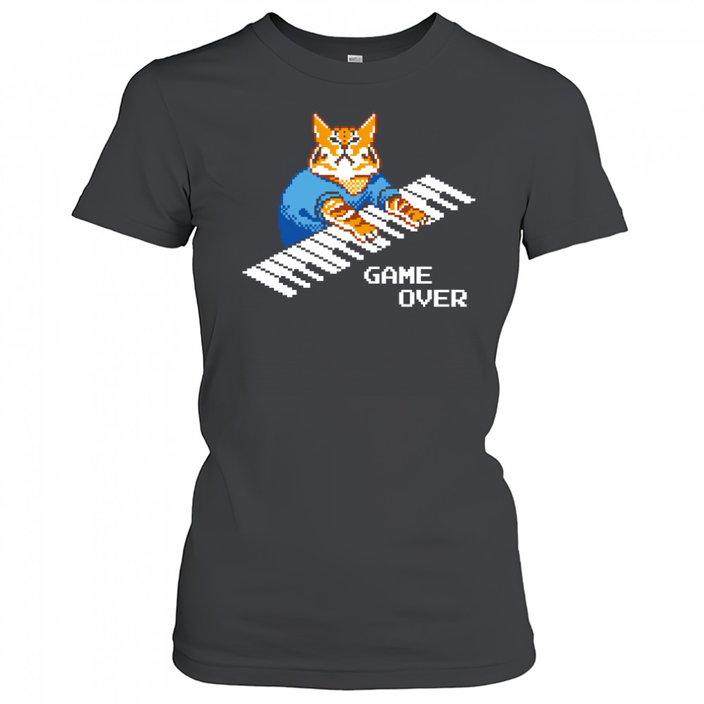 Roy It Crowd Game Over Cat Keyboard Women's T-shirt
