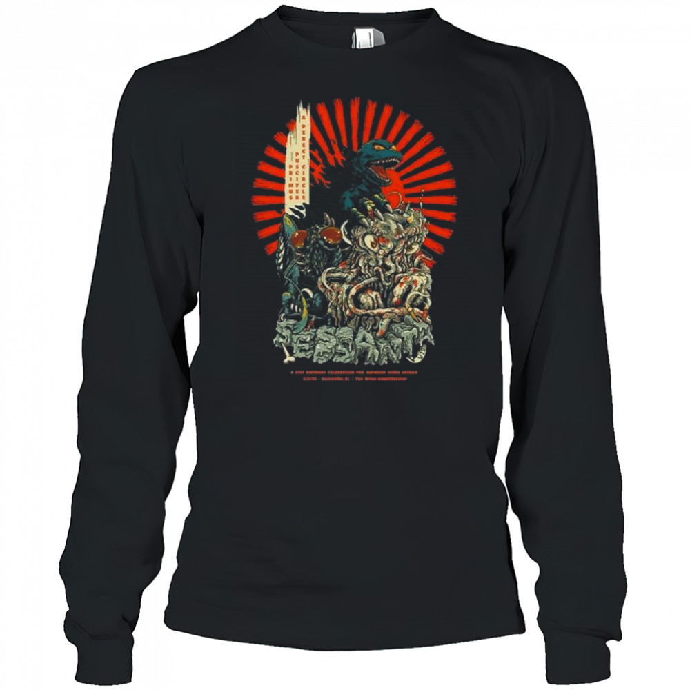 Sessanta The Orion Amphitheater May 4th, 2025 Huntsville, AL Tour A 61st Birthday Celebration For Maynard James t-shirt Long Sleeved