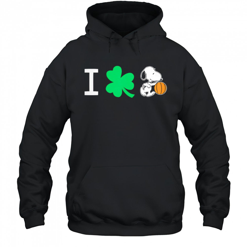 Snoopy St Patricks Day basketball shirt Hoodie