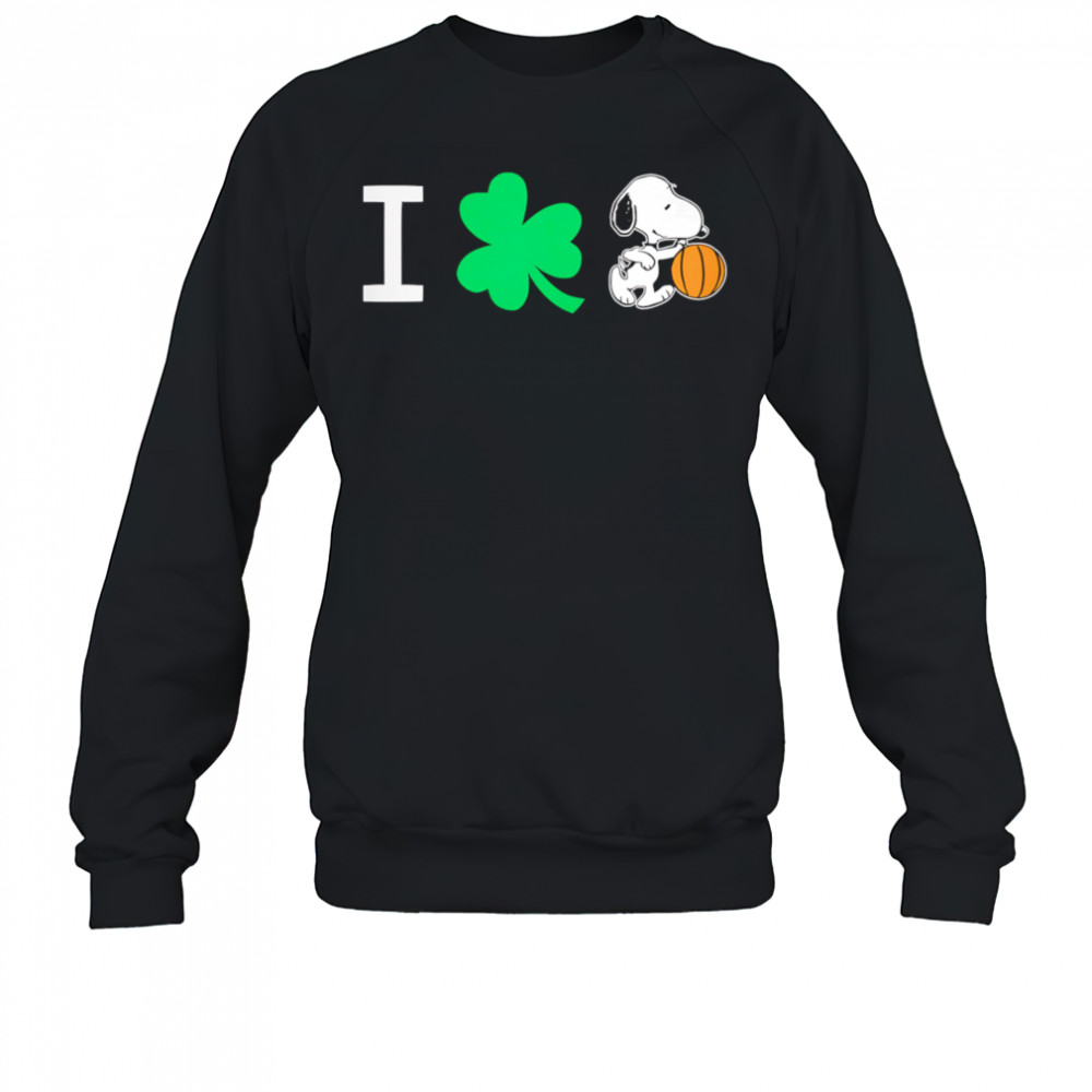 Snoopy St Patricks Day basketball shirt Sweatshirt