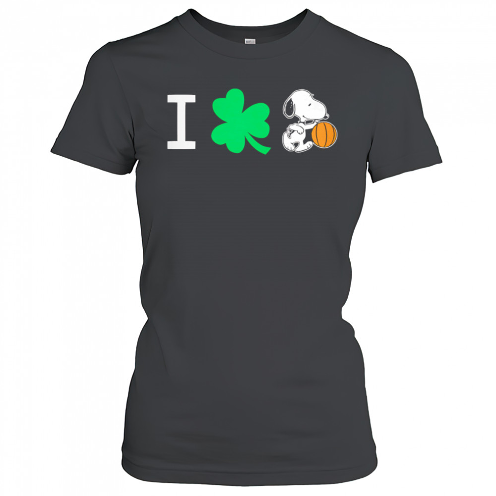 Snoopy St Patricks Day basketball shirt Women's T-shirt