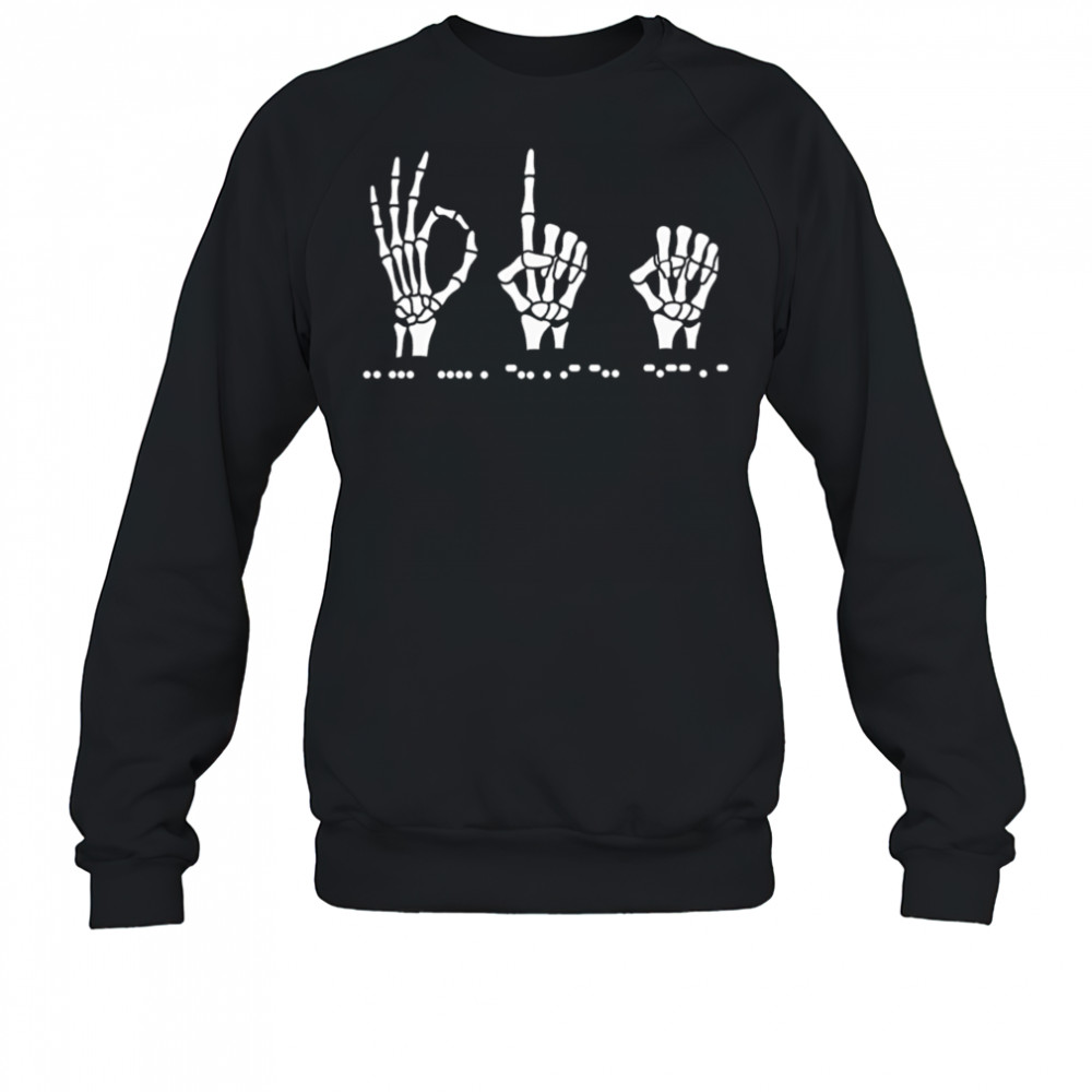 Subtle antI Trump sign language fdt shirt Sweatshirt