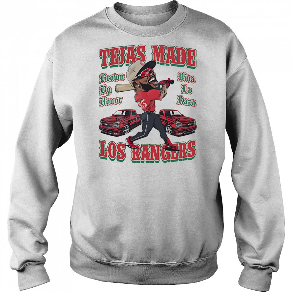 Tejas made Los Rangers shirt Hoodie