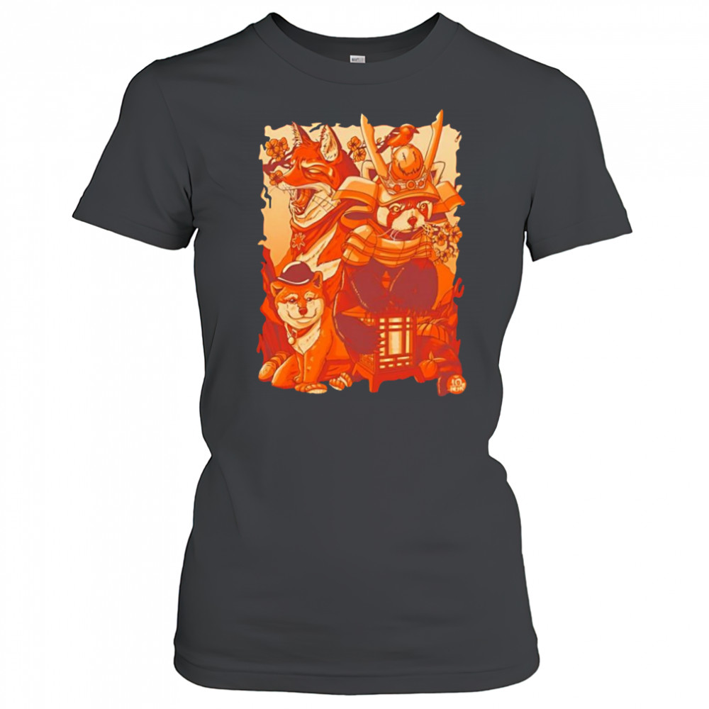 Tenhun Orange Fuzz shirt Women's T-shirt