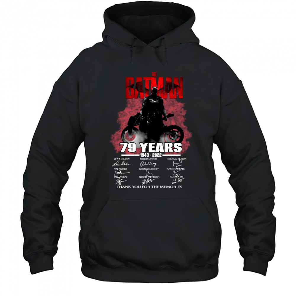 The batman 79 years 1943 2022 thank you for the memories Hoodie