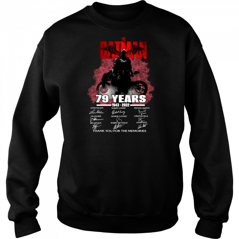 The batman 79 years 1943 2022 thank you for the memories Hoodie
