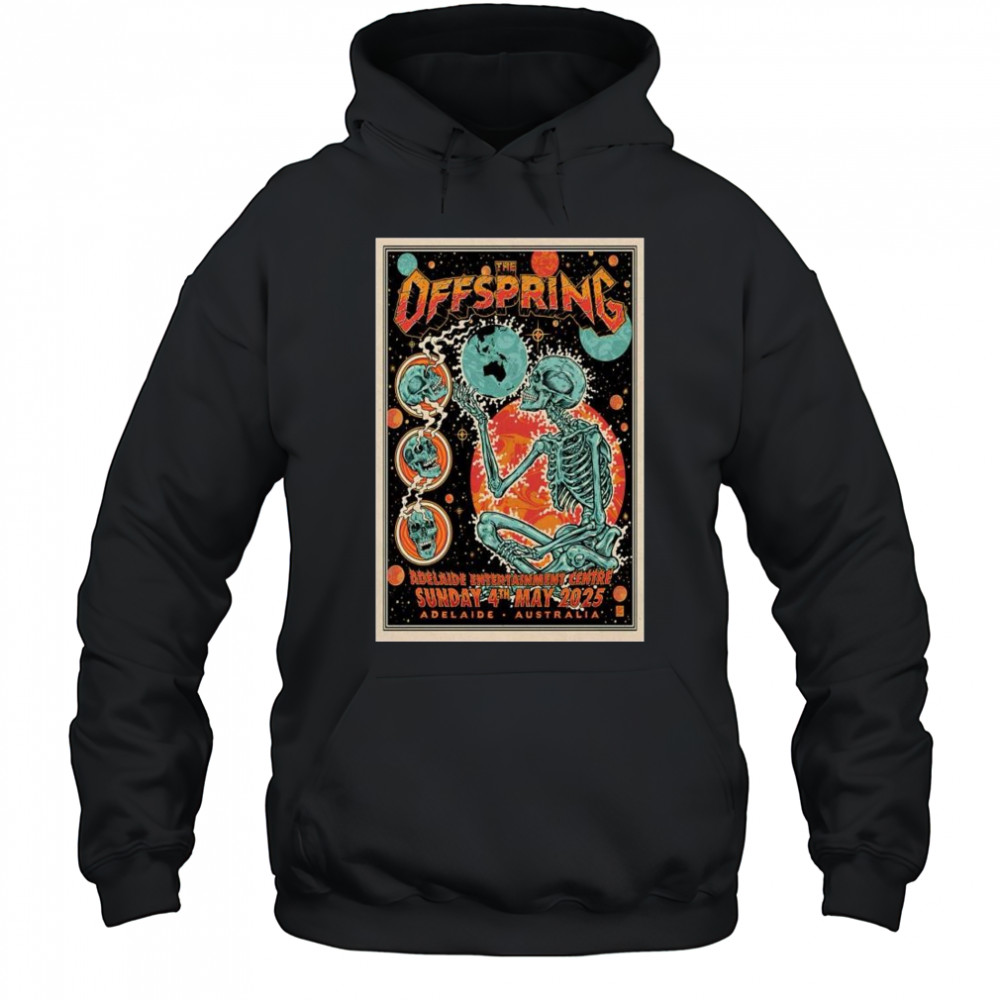 The Offspring Adelaide Entertainment Centre in Adelaide, Australia May 4 2025 Tour t-shirt Hoodie