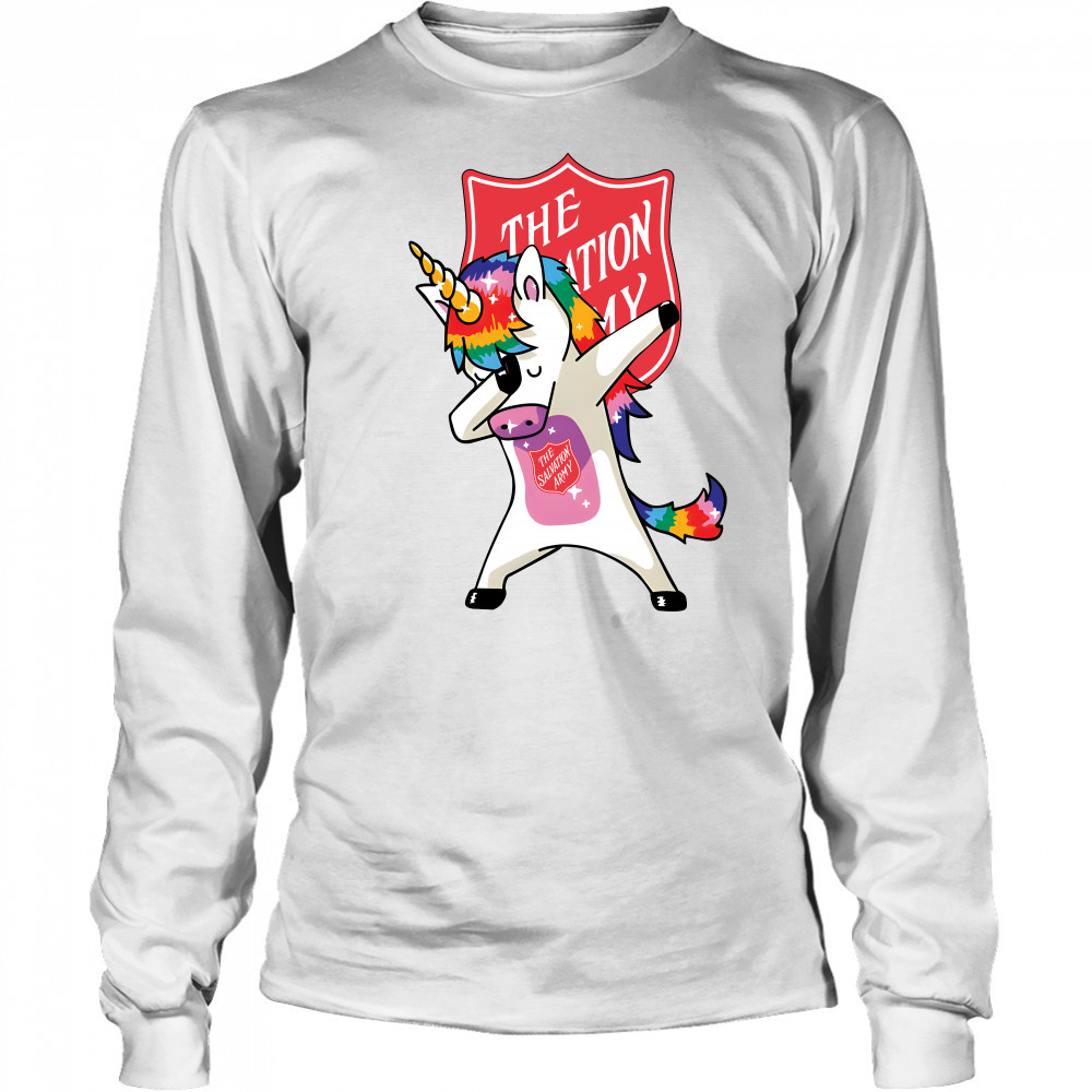 The Salvation Army Unicorn dabbing Long Sleeved