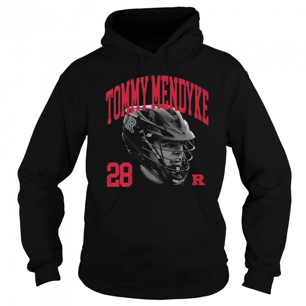 Tommy Mendyke 28 Rutgers Scarlet Knights Lacrosse NCAA Division I Portrait t-shirt Sweatshirt