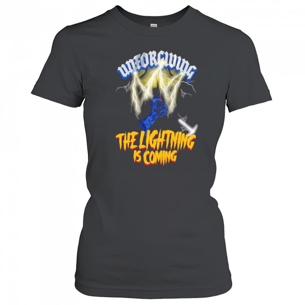 Unforgiving the lightning is coming shirt Women's T-shirt