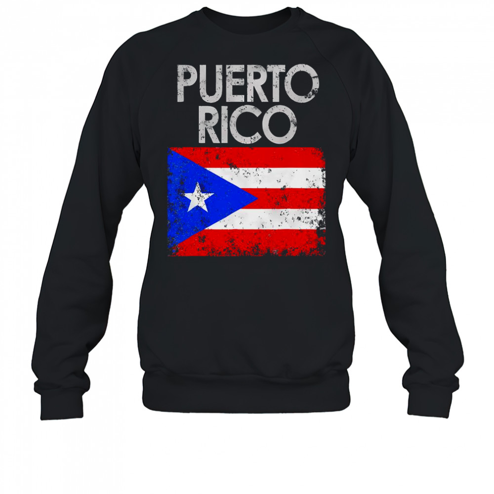 Vintage Puerto Rico Puerto Rican Flag Pride T-Shirt Sweatshirt