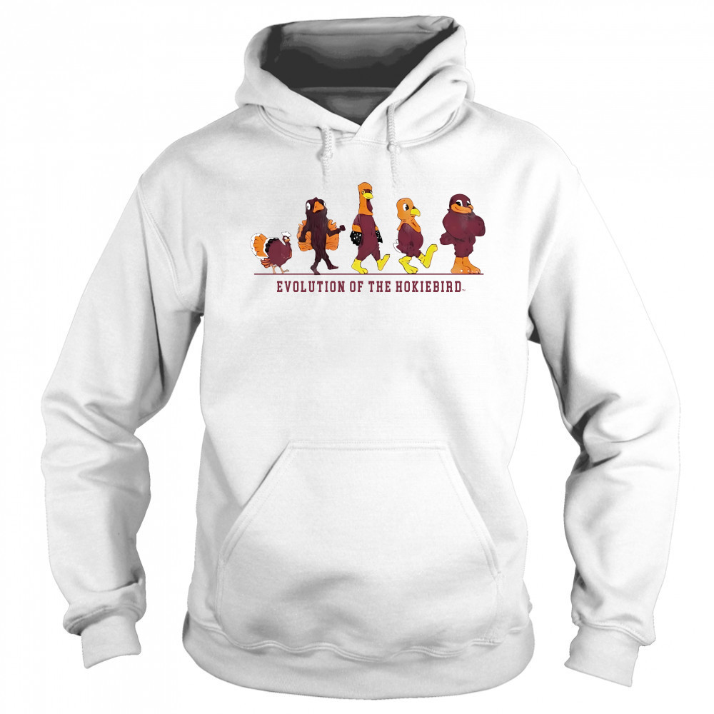 Virginia Tech All Hail To Thee Evolution Of The Hokie Bird Sweatshirt