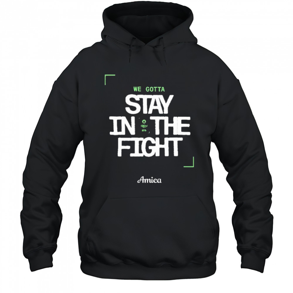 We Gotta Stay In The Fight Amica Boston Celtics t-shirt Hoodie