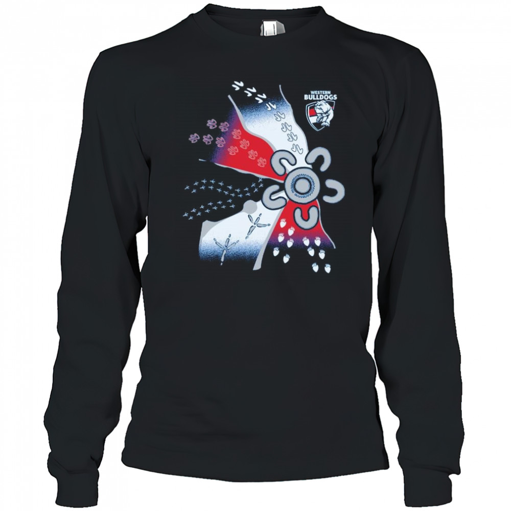 Western Bulldogs 2025 First Nations Adult Shirt Long Sleeved