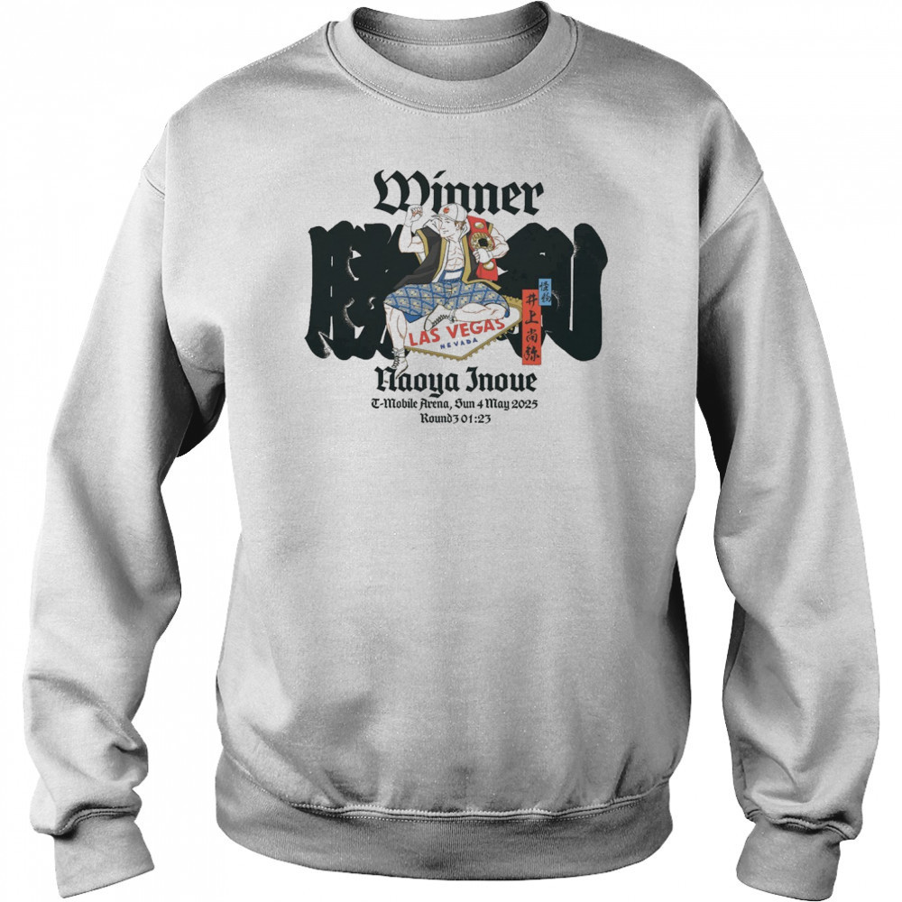 Winner Naoya Inoue T-Mobile Arena Sunday 4 May 2025 Las Vegas Nevada t-shirt Hoodie