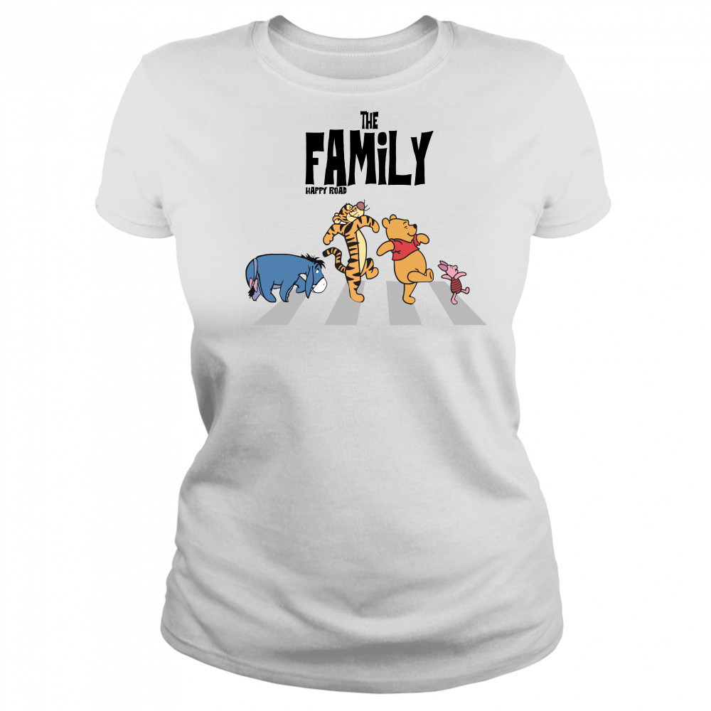 Winnie the Pooh And Friends Abbey Road The Family Happy Road Women's T-shirt