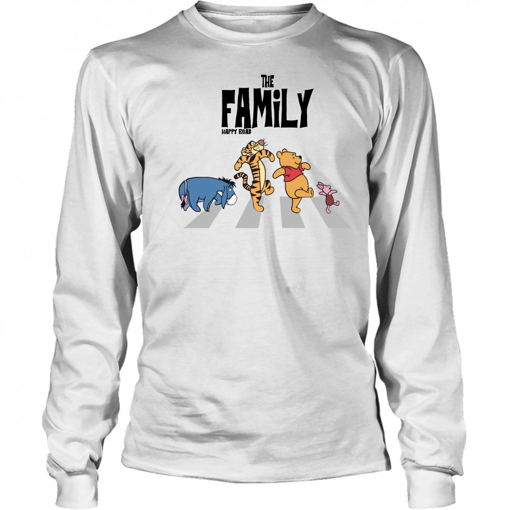 Winnie the Pooh And Friends Abbey Road The Family Happy Road Long Sleeved