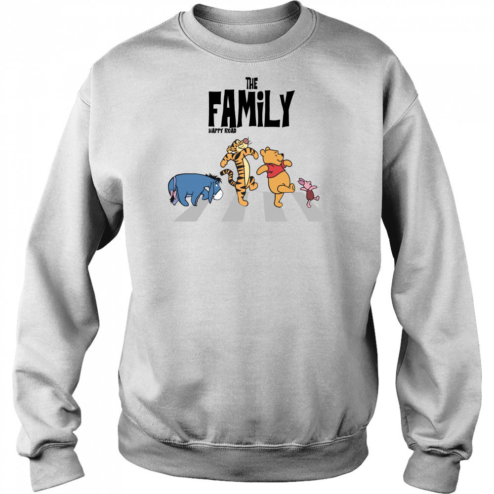 Winnie the Pooh And Friends Abbey Road The Family Happy Road Hoodie