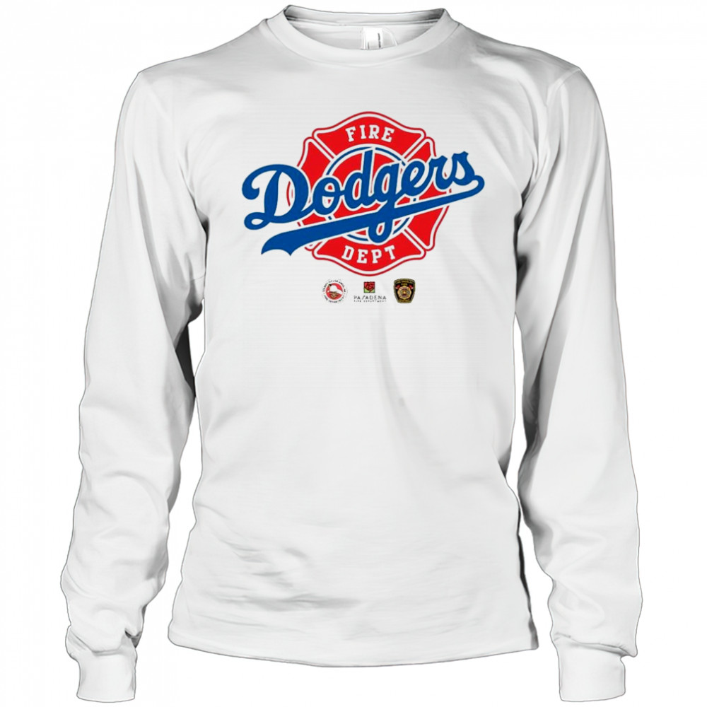 2025 Dodgers Firefighter Appreciation Night Shirt Long Sleeved
